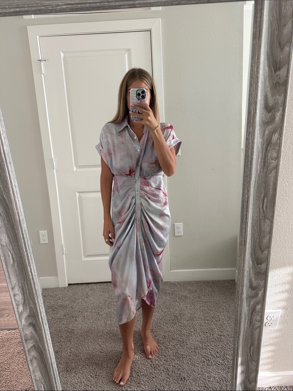 NWT Steve Madden satin marble dress